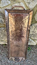Antique Arts & Crafts Newlyn Copper Tray. Stamped J P John Pearson Rare GC 1910