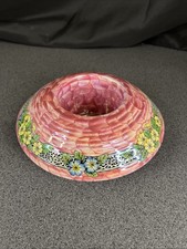 BEAUTIFUL POSY HOLDER VASE BY MALING POTTERY IN GARLAND FLORAL PATTERN