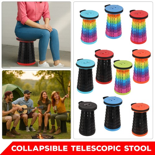 Collapsible folding stool - collapsible,