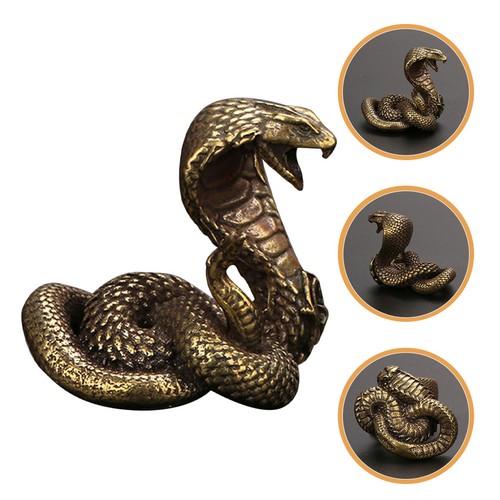 Light brown brass snake - light,