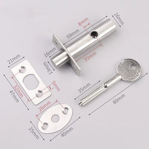 Invisible mortise door lock - invisible,