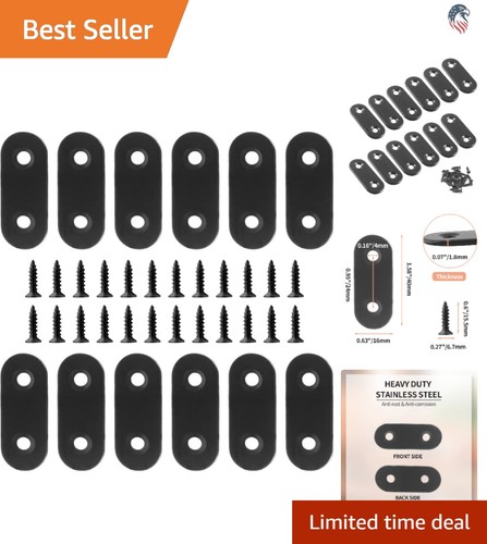 12pcs stainless steel flat - stainless,