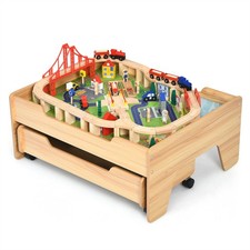 Wooden Kids Train Track