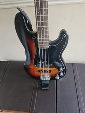 Squier Precision Bass Guitar with brand new padded travel case. 