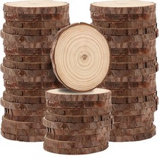 20pcs wooden slices 10cm - slices, 9-10cm