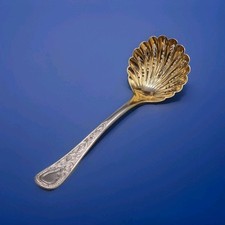 Antique Sterling Silver Sugar Sifter Spoon by Cooper Brothers Sheffield 1894
