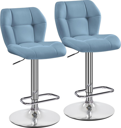 Bar stools set pu - of,
