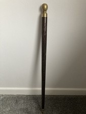Antique Hand Carved Walking Stick/Snooker Cue