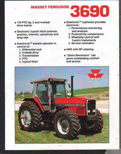 Massey ferguson 3690 tractor - "3690",