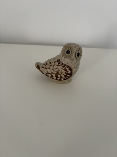 Vintage studio pottery owl - vintage,
