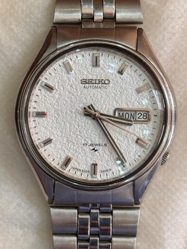 Vintage 70s seiko 6309 - 70s, white