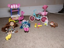 Enchantimals bike  Taylee Turtle doll Dolls & Playset  sweet fruit trolley