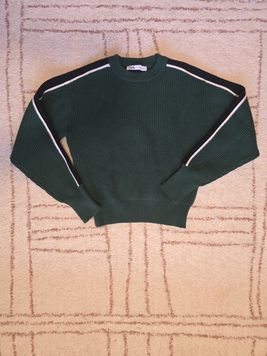 Zara green jumper small - zara,