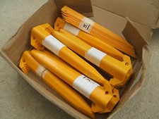 US Army Shelter Half Pup Tent Stakes / Pegs  , Set of 5 . 7 Lots Available Used