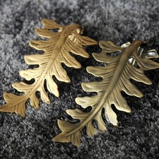 2X Big Leaf Curtain Tie Back