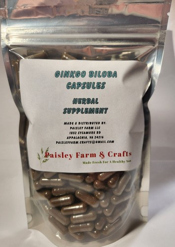 Ginkgo biloba powder capsules - powder,