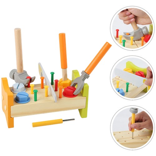 Work bench toy pounding peg - work,