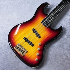 Moon Guitars JJ-5 Used Ebony fingerboard 5 string Sunburst