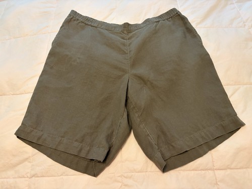Jill olive green linen - j.,