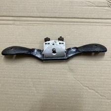 Vintage Stanley Curved Sole Adjustable Spokeshave Plane Woodworking Old Tool