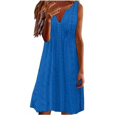 Ladies Sleeveless V Neck Beach