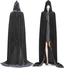 Diffly velvet hooded cape 59 - velvet,