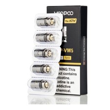 VooPoo PnP VM5 Mesh 0.2ohm Replacement Coils for Drag X S Argus Pro X GT (pk5)