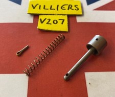 GENUINE V207 VILLIERS CARB TICKLER PLUNGER KIT SPRING V369 & SPLIT PIN