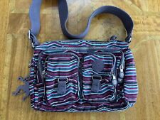 Kipling Purple Candy Stripe