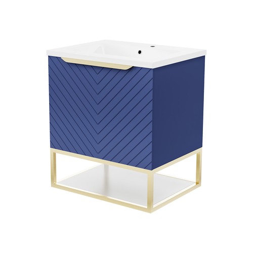 Blue 600mm wall - blue,