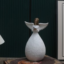 Large Angel Figurine with Dove