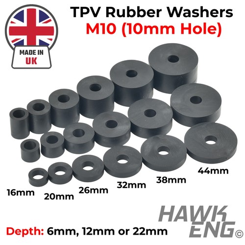 M10 rubber spacers - m10,