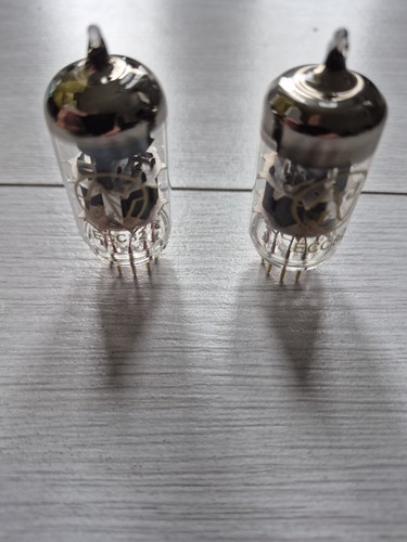 Ecc82 12au7 gold pin - jj, pair