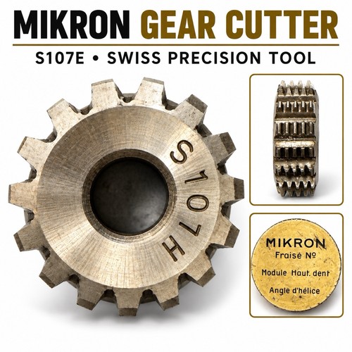 Mikron s107e swiss gear - gear, hob