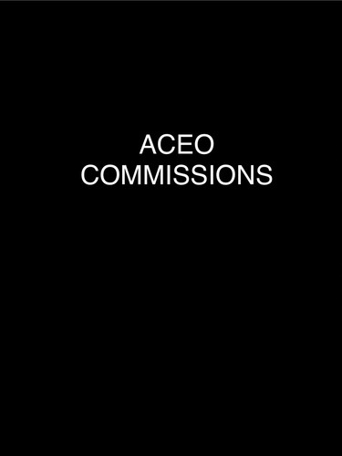 Aceo painting commissions - commissions, by
