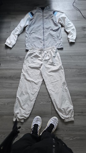 Grey rare lacoste tracksuit - grey,