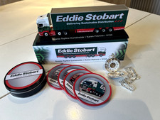 Eddie Stobart Scania Topline Curtainside -scale 1-76, 6 coasters, pocket watch.