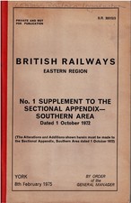 BR (ER) No.1 Supplement to