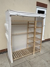 Canvas Freestanding Wardrobe