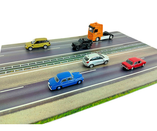 Highway road diorama - highway,