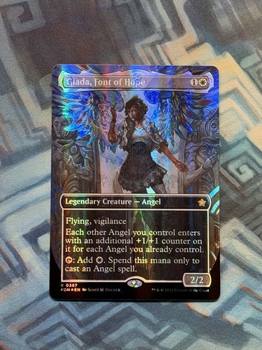 Mtg borderless mana foil - borderless,