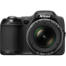 Nikon COOLPIX L820 Digital Camera, 30x Optical Zoom, 16.0MP, Black, L820BK