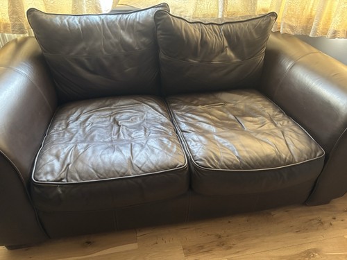 Leather sofa - leather,