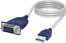 USB 2.0 to Serial RS-232 RS232 DB9 9 Pin Adaptor Female Cable 6Ft - Sabrent