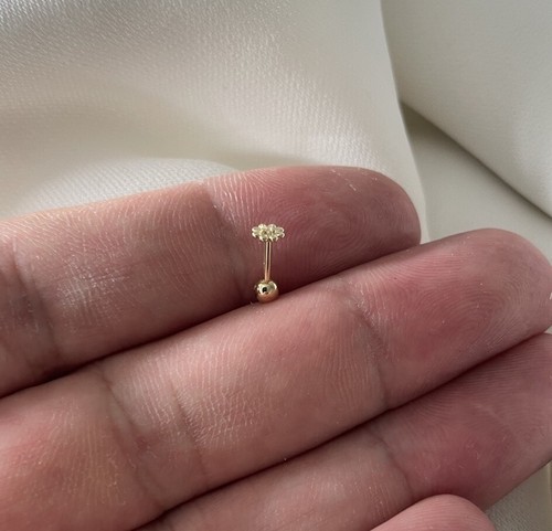 9ct gold upper - gold, ear