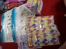 Bundle of 16 PACKS (8-10 each) of PARTY / LOOT BAGS and sparkle party dude (30)