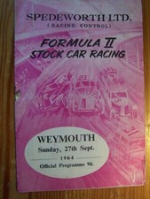 27/09/1964 WEYMOUTH SPEDEWORTH
