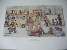 Louis Wain Cat Print Tickets Please - Large Unframed New Print