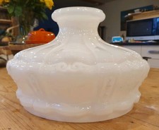 Beautiful antique opaline lamp