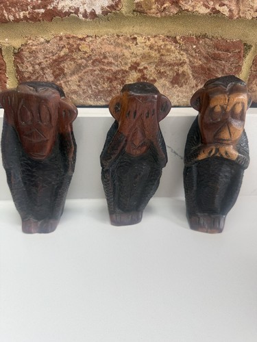 Vintage large wooden hand - wooden,